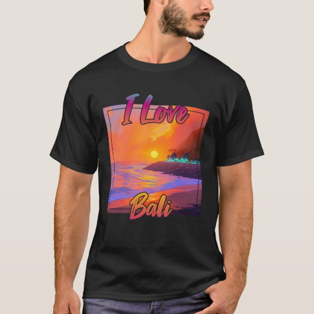 I Kärlek Bali T Shirt (Framsida)