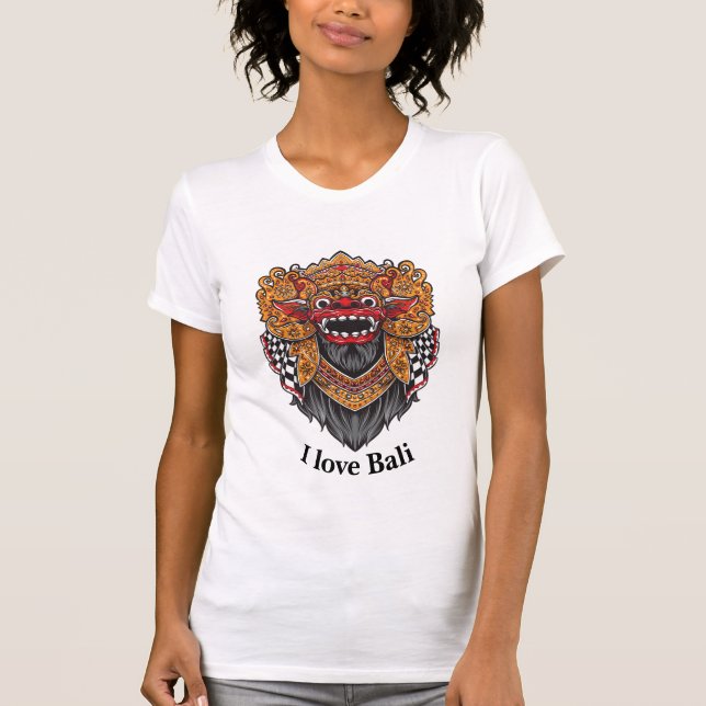 I kärlek Bali Woman T-Shirt (Framsida)