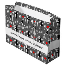 I Kärlek Ballet Mönster. White Ballet Dancers