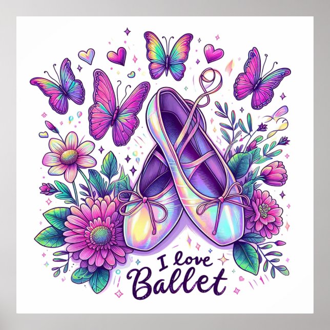 I Kärlek Ballet Poster (Framsidan)