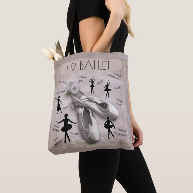 I Kärlek Ballet Tygkasse (Närbild)