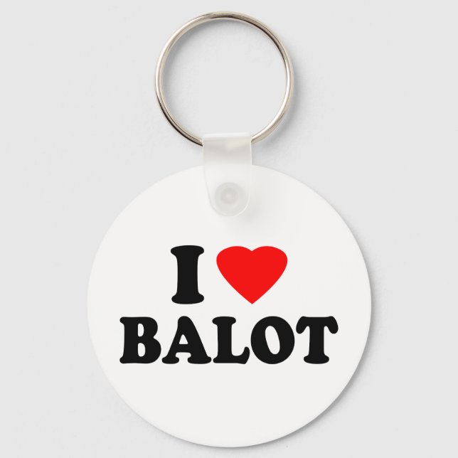 I Kärlek Balot Nyckelring (Framsida)