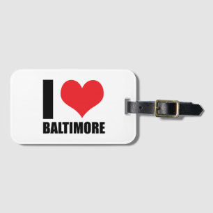 I kärlek Baltimore Bagagebricka