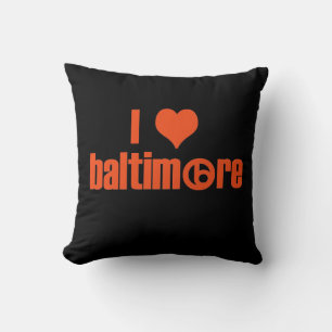 I Kärlek Baltimore Dekorativ kudde