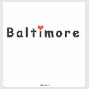 I kärlek Baltimore Klistermärken