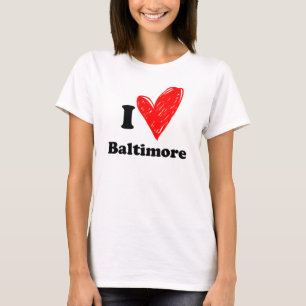I kärlek Baltimore T Shirt
