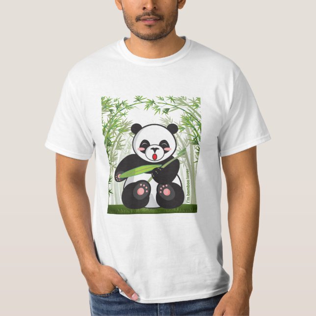 I Kärlek Bamboo Panda Tee (Framsida)