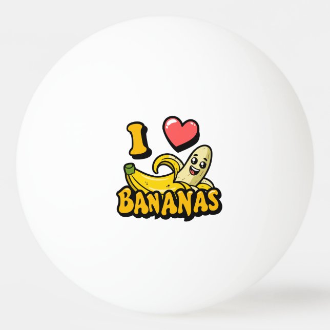 I Kärlek Bananas Pingisboll (Framsidan)