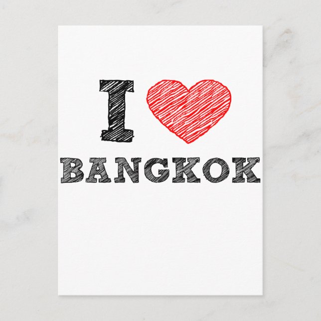 I Kärlek Bangkok Vykort (Framsida)