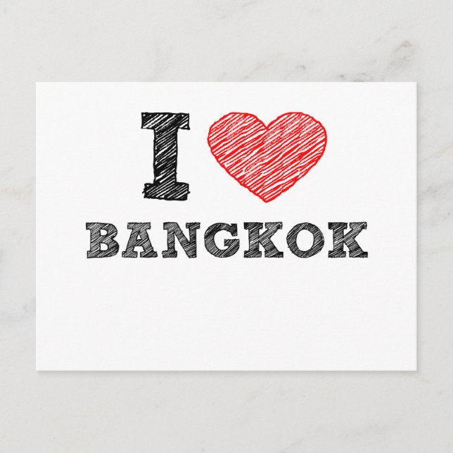 I Kärlek Bangkok Vykort (Framsida)