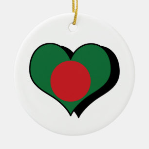 I Kärlek Bangladesh Ornament