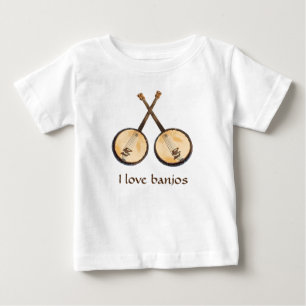 I Kärlek Banjo Music Instruments Tröja