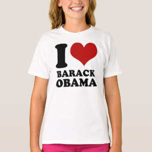 I kärlek Barack Obama Kids t shirt