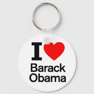 I Kärlek Barack Obama Nyckelring