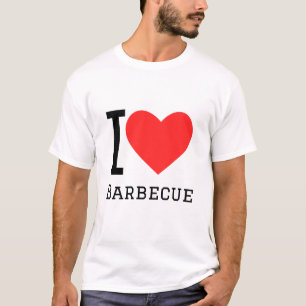 I kärlek barbecue t shirt