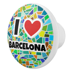 I kärlek Barcelona Knopp