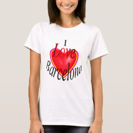I Kärlek Barcelona! Tee Shirt