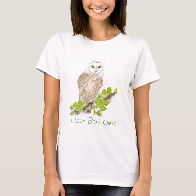 I kärlek Barn Uggla - Bird Tee (Framsida)