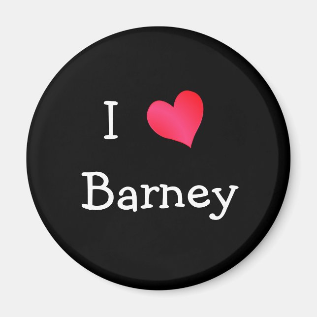 I Kärlek Barney Magnet (Framsidan)