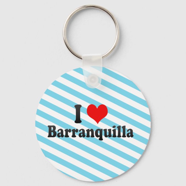 I Kärlek Barranquilla, Colombia Nyckelring (Framsida)