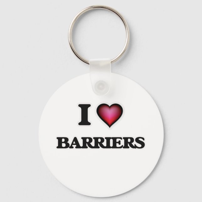 I Kärlek Barriers Nyckelring (Framsida)