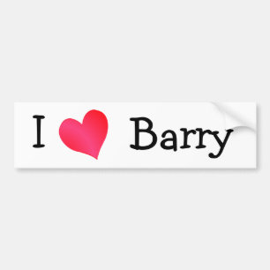 I Kärlek Barry Bildekal