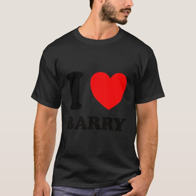 I Kärlek Barry T Shirt (Framsida)