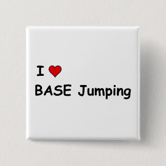 I Kärlek BASE Jumping Knapp