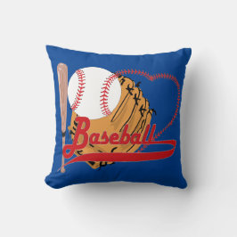 I Kärlek Baseball - Boll, Fladdermus, Baseball-han Kudde