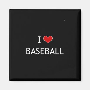 I Kärlek Baseball Magnet