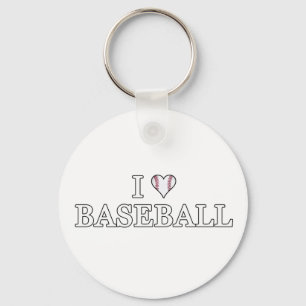 I Kärlek Baseball Nyckelring