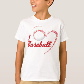 I Kärlek Baseball T-Shirt