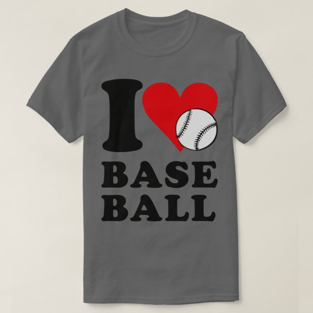 I kärlek baseball t shirt (Design framsida)