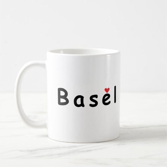 I kärlek Basel Kaffemugg (Vänster)