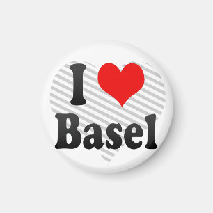 I Kärlek Basel, Schweiz Magnet