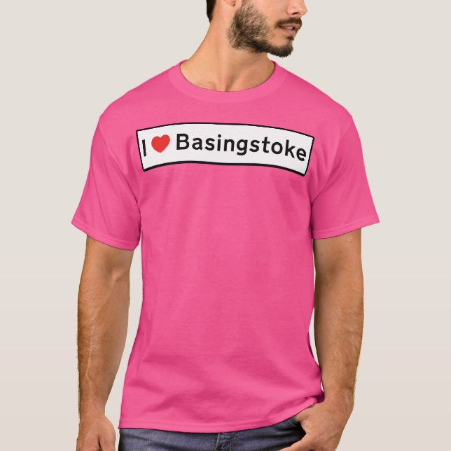 I Kärlek Basingstoke T Shirt (Framsida)