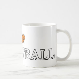 I Kärlek Basketball Kaffemugg