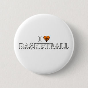 I Kärlek Basketball Knapp