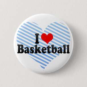 I Kärlek Basketball Knapp