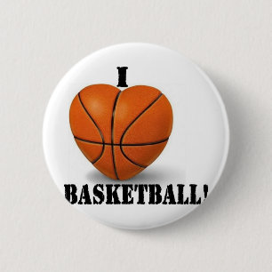 I Kärlek Basketball Knapp
