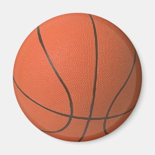 I Kärlek Basketball Magnet (Framsidan)