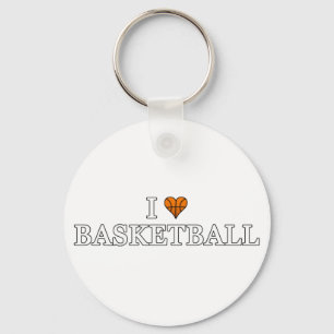I Kärlek Basketball Nyckelring