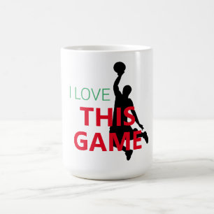 I Kärlek Basketball-spel Kaffemugg