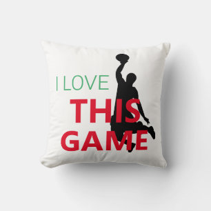 I Kärlek Basketball-spel Kudde