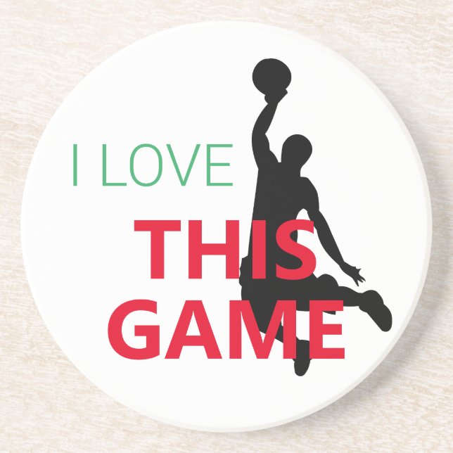 I Kärlek Basketball-spel Underlägg (Framsidan)