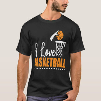 I Kärlek Basketball T Shirt
