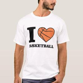 I Kärlek Basketball T Shirt
