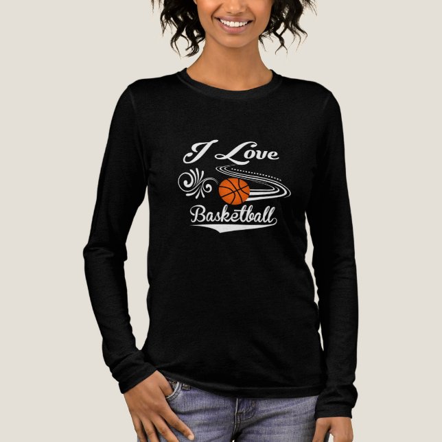 I Kärlek Basketball t-shirt (Framsida)