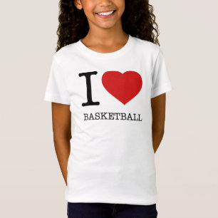 I KÄRLEK BASKETBALL T SHIRT