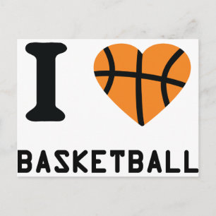 I Kärlek Basketball Vykort